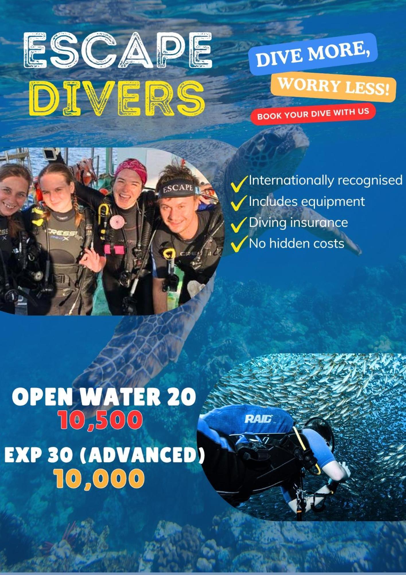 Escape Divers - Jungle Hostel And Dive Centre Ko Tao Exterior photo
